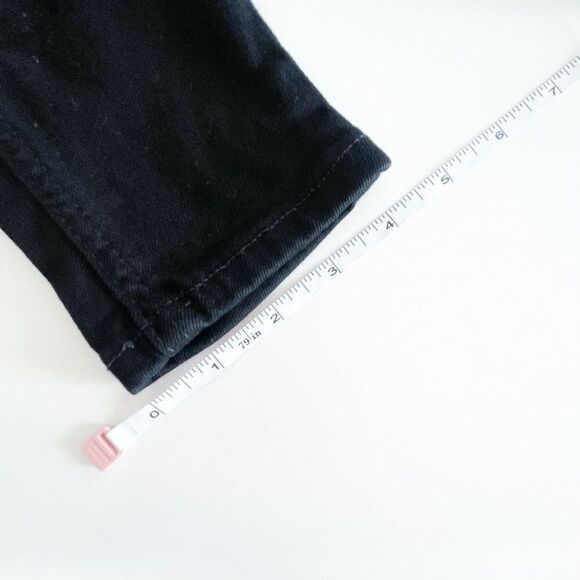 Topshop Womens Pure Black Jamie Denim Jeans High Rise Tall Size 28 - Picture 9 of 10